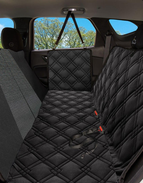 Load image into Gallery viewer, Dog Car Seat Cover with Mesh Window, Heavy Duty Dog Seat Cover for Back Seat, Extra Padded Non-Slip Dog Hammock, Water-Resistant Back Seat Protector for Cars Trucks and Suvs (60" W X 64" L)
