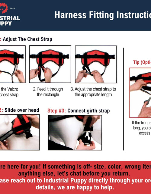 Load image into Gallery viewer, Service Dog in Training Vest with Hook and Loop Straps and Handle - Harnesses in Sizes from XXS to XXL - Service Dog Vest Harness Features Reflective Patch and Comfortable Mesh Design
