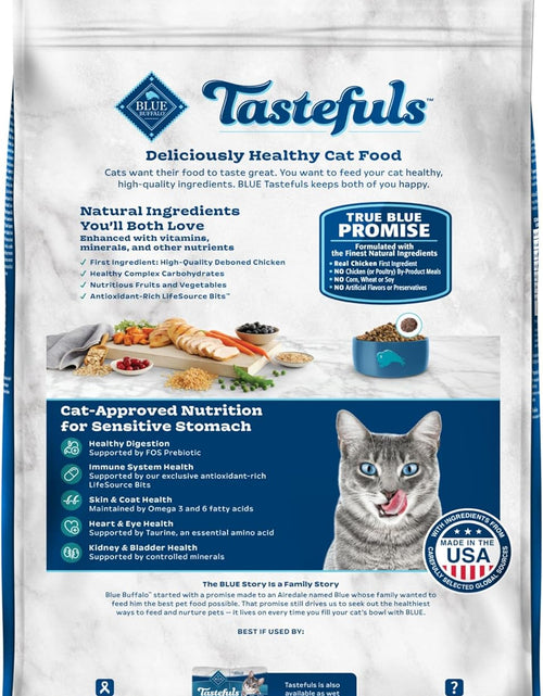Load image into Gallery viewer, Sensitive Stomach Natural Adult Dry Cat Food, Chicken &amp; Brown Rice
