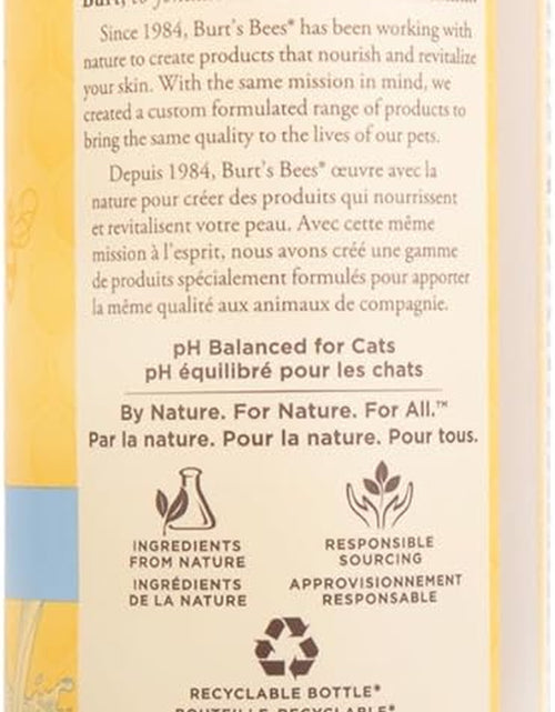 Load image into Gallery viewer, Burt'S Bees for Kittens Natural Tearless Shampoo with Buttermilk Cat Shampoo, Kitten Shampoo - Cat Grooming Supplies, Cat Bath Supplies, Shampoo for Cats, Kitty Shampoo, Pet Shampoo

