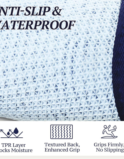 Load image into Gallery viewer, Cat Litter Mat, Litter Trapping Mat, 31"× 20" Cat Kitty Litter Rug with Waterproof Back, Super Soft for Cat'S Paws, Machine Washable, Navy Blue
