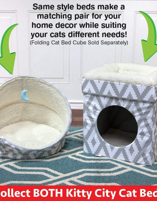 Load image into Gallery viewer, Large Cat Bed, Stackable Cat Cube, Indoor Cat House/Cat Condo, Cat Scratcher
