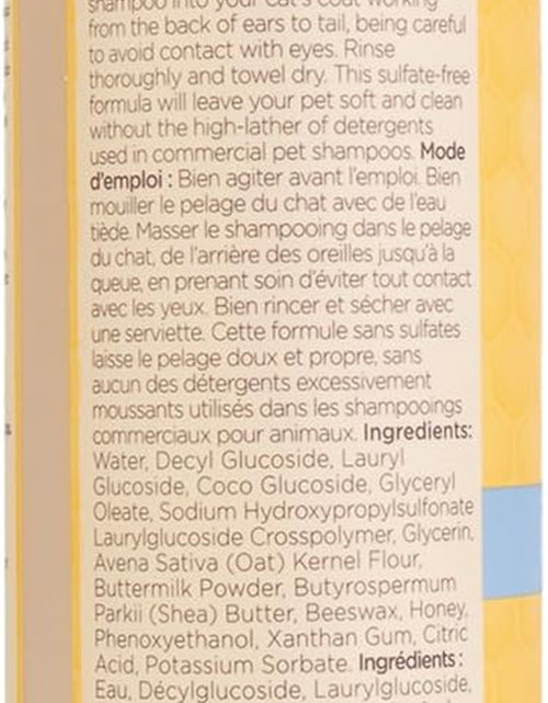 Load image into Gallery viewer, Burt'S Bees for Kittens Natural Tearless Shampoo with Buttermilk Cat Shampoo, Kitten Shampoo - Cat Grooming Supplies, Cat Bath Supplies, Shampoo for Cats, Kitty Shampoo, Pet Shampoo
