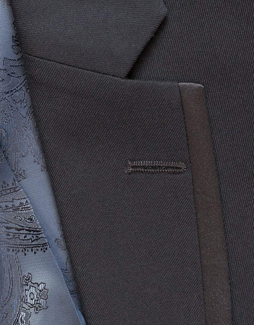 Load image into Gallery viewer, "Edge" Midnight Navy Tuxedo Jacket Notch (Separates)
