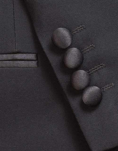 Load image into Gallery viewer, "Edge" Midnight Navy Tuxedo Jacket Notch (Separates)
